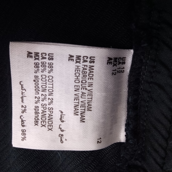 Charter Club Black Mini A-Line Skirt Work - Picture 5 of 6